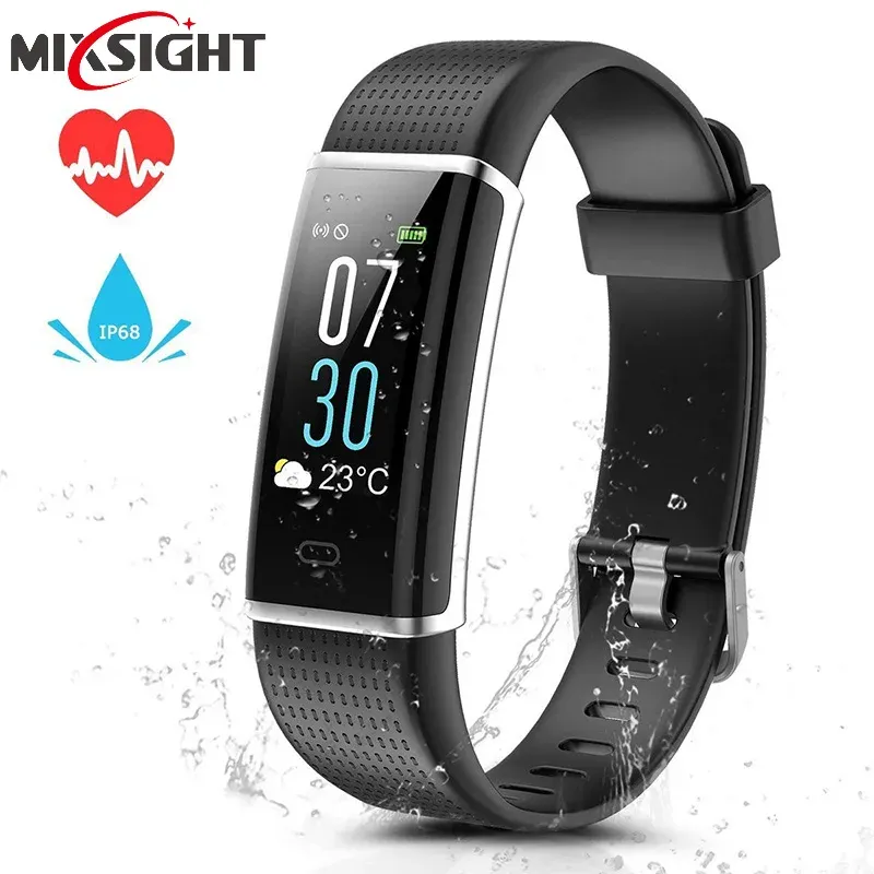 Zincir Dropshipping ID130 artı renkli akıllı bileklik kalp atış hızı saatler Akıllı Bileklik Fitness Tracker Akıllı Band PK Mi Band