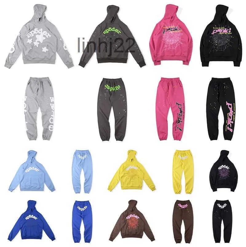 Erkek Trailsits Designer Sp5der Erkekler Genç Thug Örümcek Kapüşonlu Erkek ve Kadın Ücretsiz Ulaşım Hoodie Baskı Web Tracksuitni9r3qu6