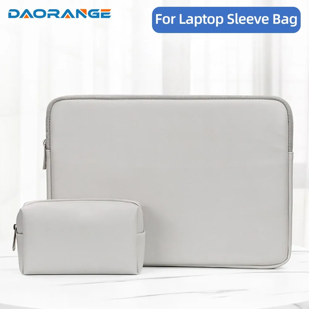 Sac à manches d'ordinateur portable sac à dos avec sac électrique pour MacBook Air Pro Cover pour Lenovo Dell 13.3 14 15 15,6 16 17 pouces Case d'amortisseur de carnet