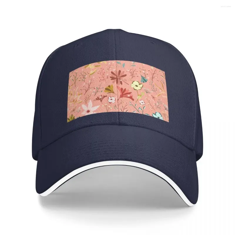 Boll Caps Fireflies Garden Peach Baseball Cap Rave UV Protection Solar Hat Snap Back Women's Men's