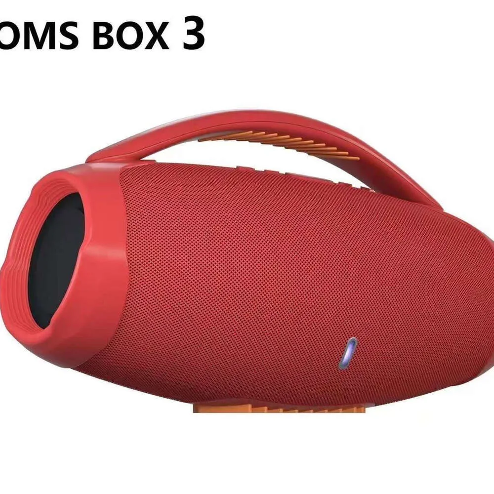 Da Zhan Shen Booms Box3 Tredje generationens trådlösa Bluetooth-högtalare, bärbart ljudsystem, Subwoofer, utomhuslång standby