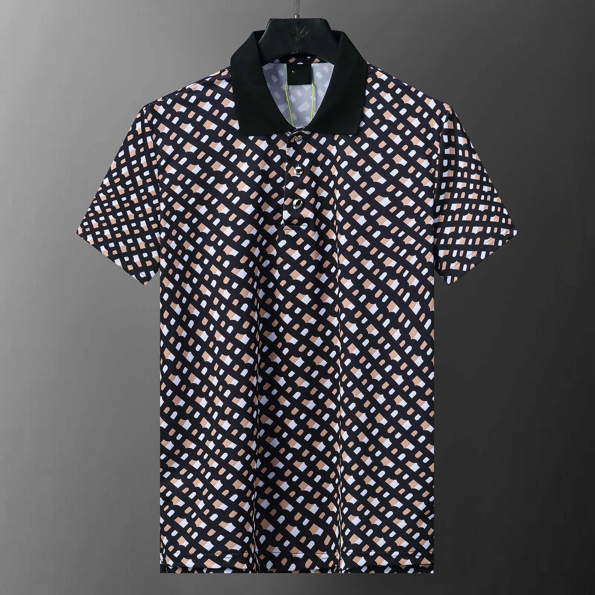 Polo d'été décontracté pour hommes, t-shirt de styliste avec lettres imprimées, à la mode, #026
