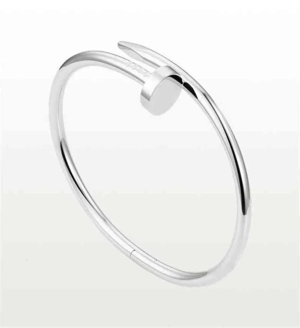 Nail Bracelet Designer Bracelets Luxury Jewelry For Women Bangle Titanium Steel Alloy GoldPlated Process Never Fade Not Allergic 6361969