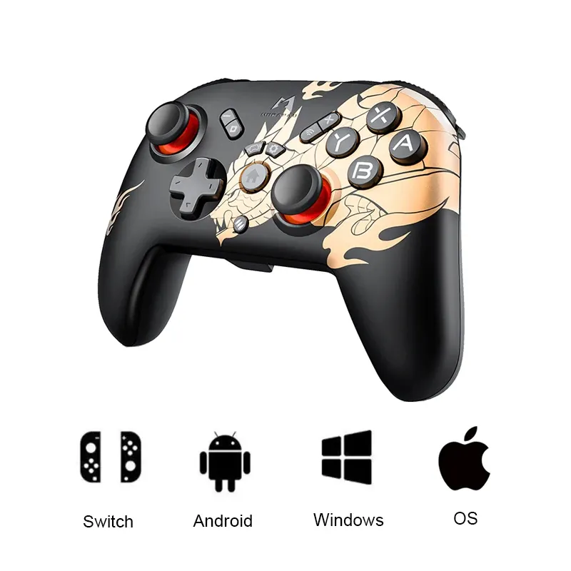 GamePads Mobapad Pro Controller Monster Hunter Rise Rise Gamepad Wireless Bluetooth Controller Joystick pour Nintendo Switch PC Android iOS