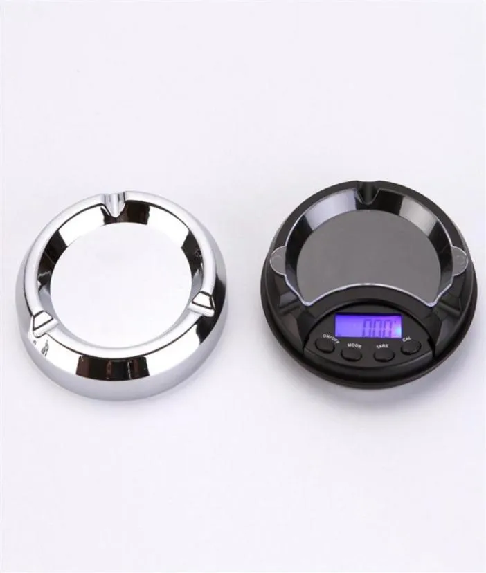 Portable Jewelry Scale Mini Ashtray Pocket Scale 0 01g 0 1g Kitchen Electronic Gold weigh272S8054964