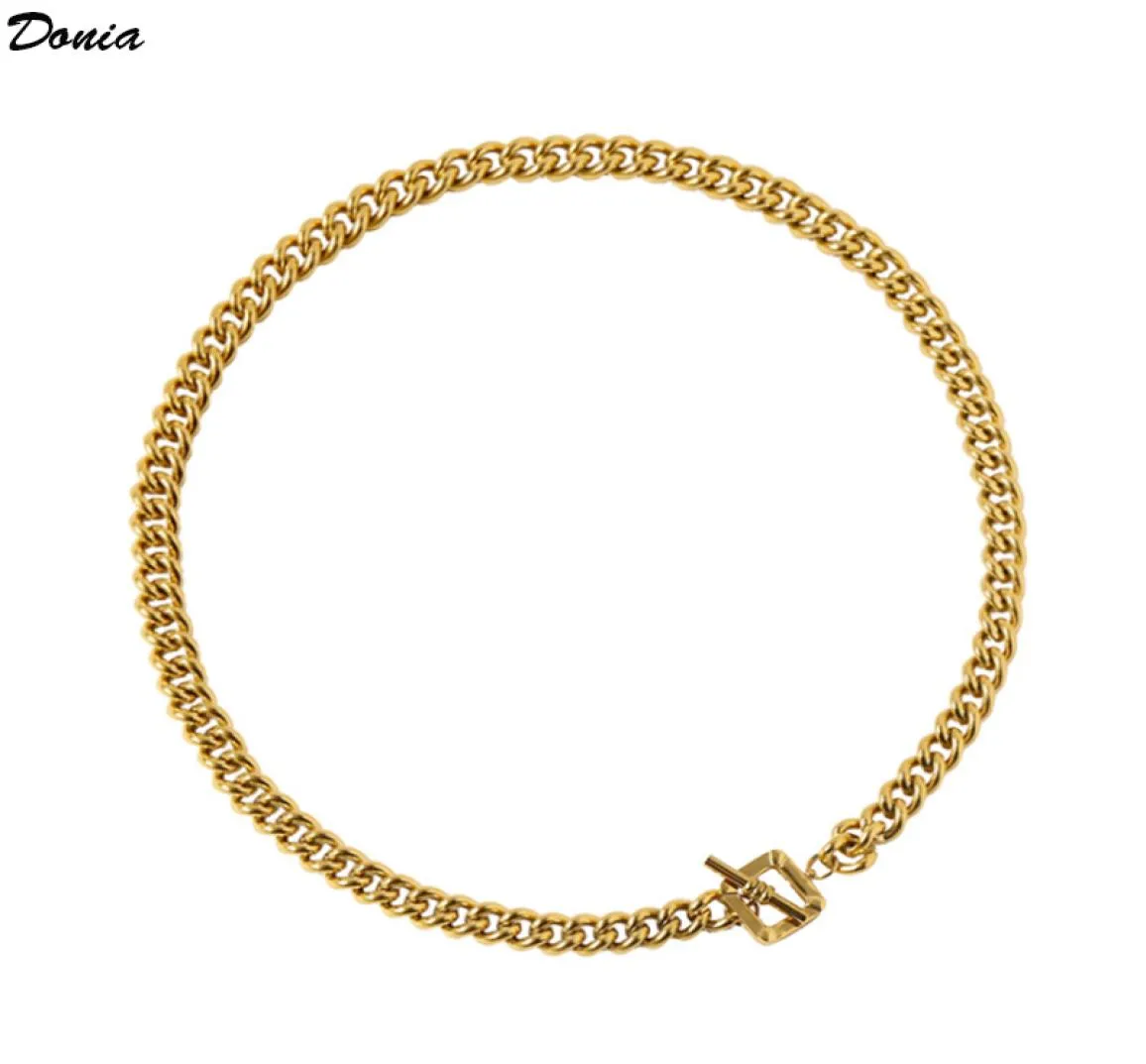 Donia Bijoux Colliers De Luxe Mode Européenne Et Américaine Crochet Exagéré Collier En Cuivre Bracelet Ensemble Designer Gift9009309