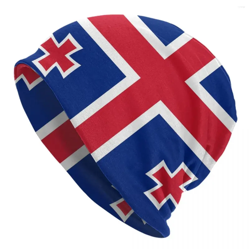 Baretten Vlag Van Georgië In De Britse Stijl Heren Mutsen Voor Vrouwen Outdoor Motorkap Hoeden Unisex Gebreide Muts hip Hop Cap