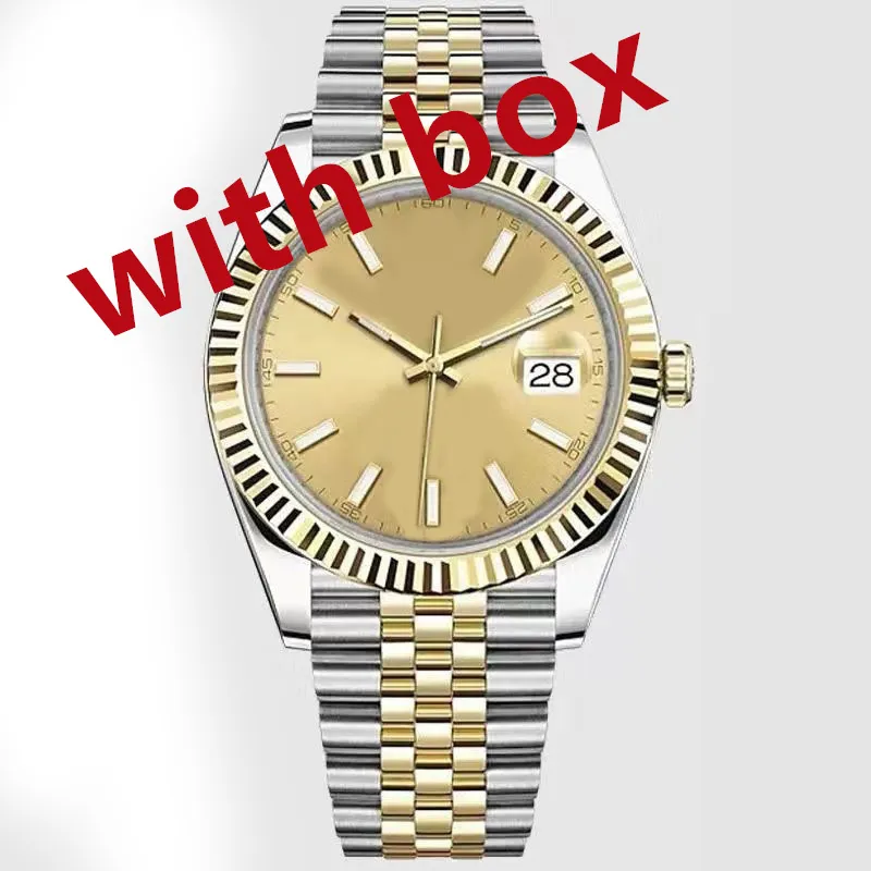 Watchsc men luxury mens watch 41mm 36mm 31mm 28mm datejust automatic mechanical montre de luxe quartz stainless steel U1 designer watches luminous SB015 B4