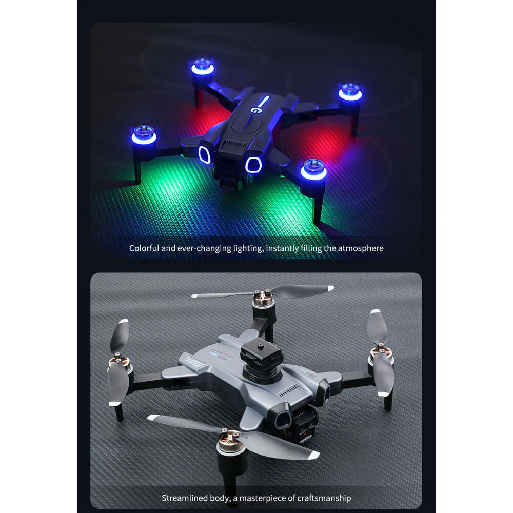 New CS-15 Drone Automatic Return Brushless Obstacle Avoidance Four Axis Aerial Photography Aircraft with Multiple Lights Changing