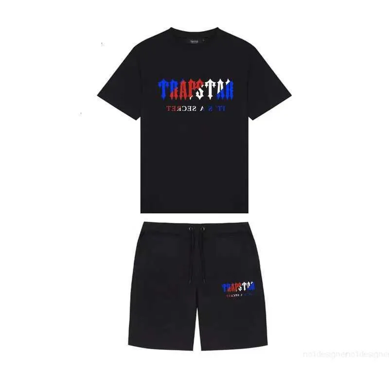 Diseñador Diseñador para hombre camiseta diseñador chándal para hombre nake trapstar trajes de pista camisa hombres camiseta hombre ropa para mujer dos piezas con manga corta TRAPSTARf corto Tshi