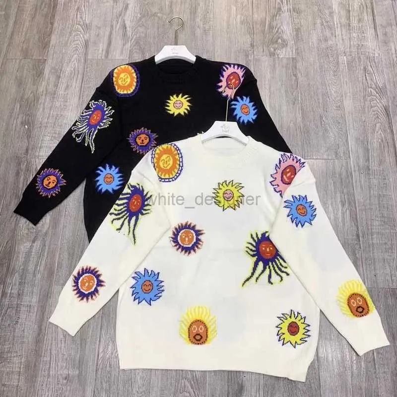 Erkek Sweaters Erkek Kadın Tasarımcıları Külkü Uzun Kollu Sweater Sweatshirt Sweater Squitwear Man Versiyon Sonbahar/Kış Gevşek Örgü Üst Orta Uzun