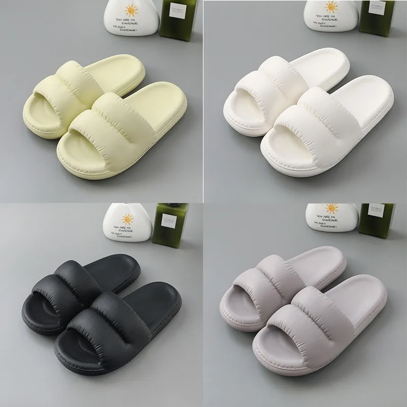 2024 Phantom Schwarze Hausschuhe Sandalen Gleitsandalen Slipper Sommer Zuhause weiche Soles Chunky White Pink Graphit Lime Heels Flat Heel Flip Flops Gai Frauen gestreift Größe 36-45