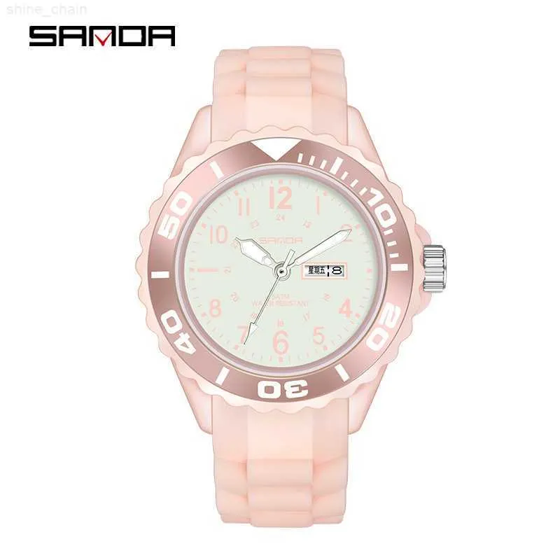 Sanda new 1053 boys and girls quartz watch cool waterproof fashion personality creativity