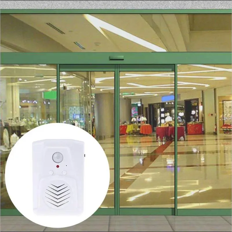 Doorbells Electric Safety Reminder Doorbell Replaceable Sound Visitor Welcome Plastic Battery Powered Wireless For Shop Promotion