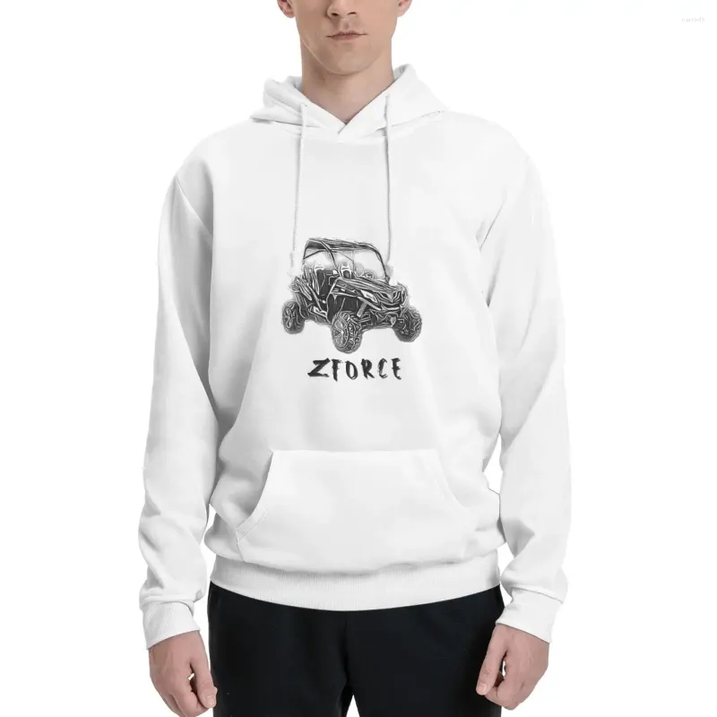 Sweats à capuche pour hommes Cf Moto Zforce Utv Side By Pull à capuche Sweat-shirt Ensemble Anime Vêtements pour hommes