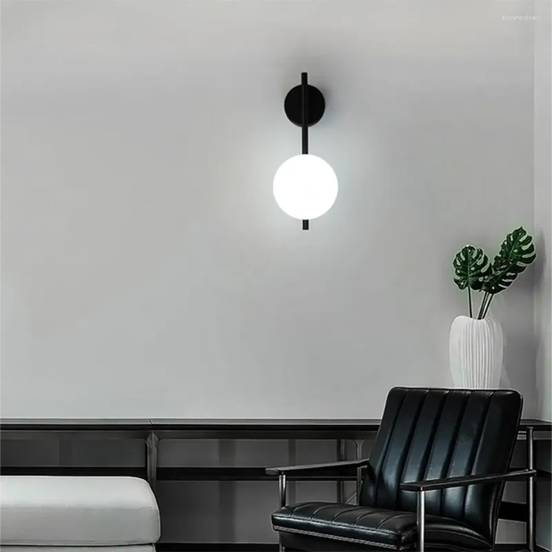 Lampada da parete per interni a LED per sfondo soggiorno con lampadina G9 Luci per interni Sconce Camera da letto Sala da pranzo