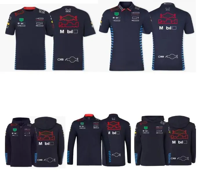 2024新しいF1レーシングジャージーサマーサマーメンズアンドウィメンズショートスリーブのTシャツ同じカスタマイズされたカスタマイズ