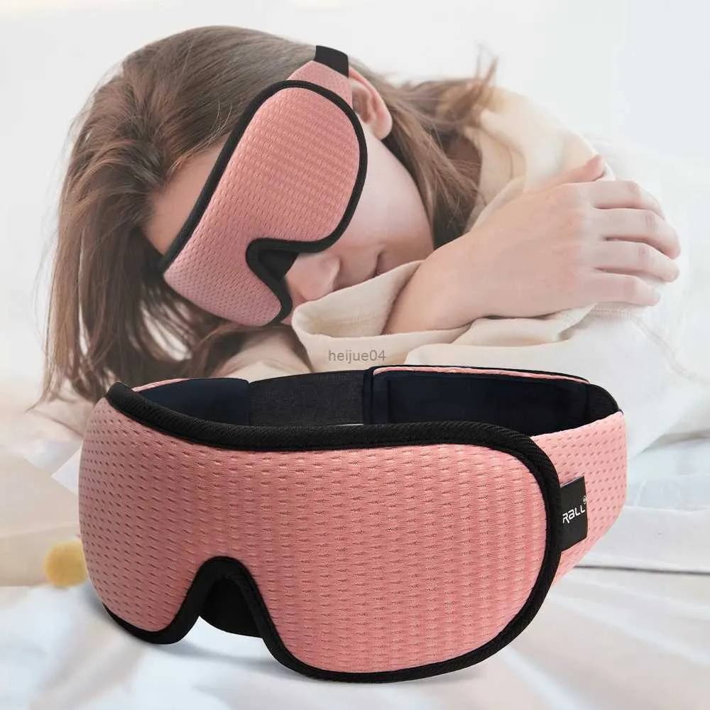 Máscaras de sono 3D bloqueando luz máscara de olho de sono macio acolchoado Slaapmasker para dormir ajuda máscara de olho para viagem descanso noite respirável eyepatch