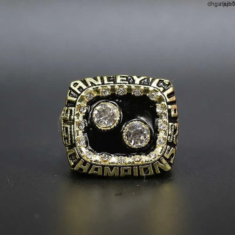 Дизайнерское памятное кольцо Ai5a Кольца Кольцо чемпионата НХЛ 1992 года «Питтсбург Пингвин» 0en