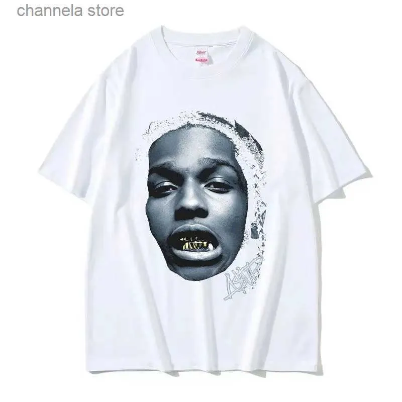 Erkek Tişörtler Rapçi Young Thug Thugger Retro Grafik Tişört Erkek Hip Hop Stil T-Shirt Erkek Moda Büyük Boy Tişörtleri Gotik Sokak Giydirme T240227