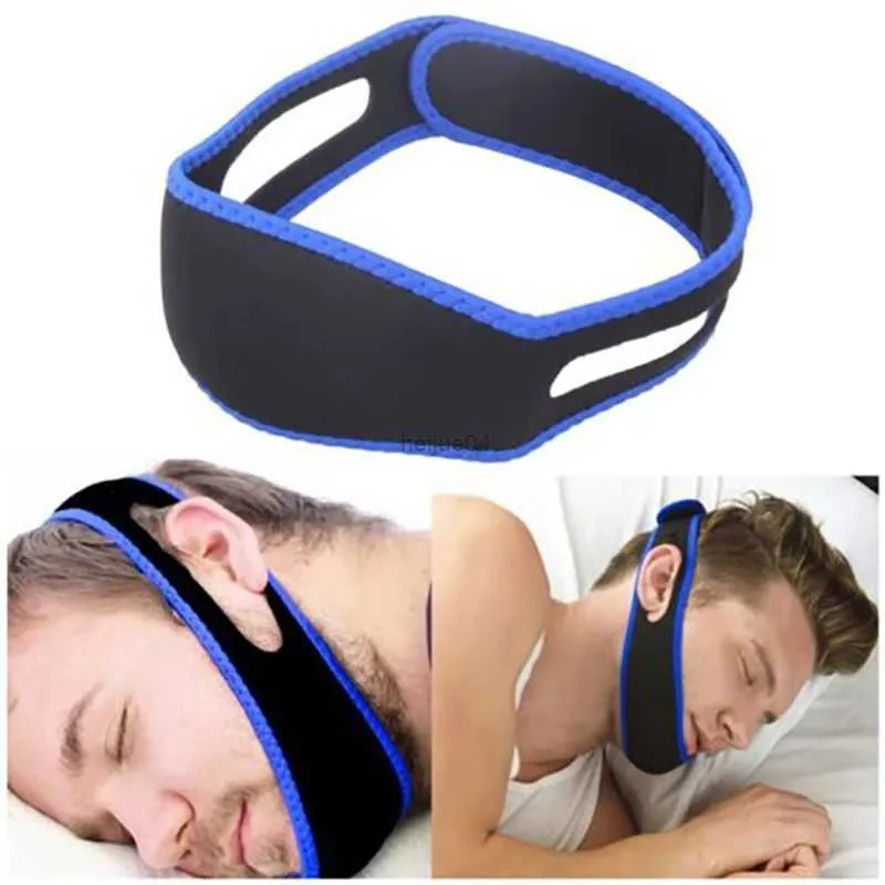 Masques de sommeil en néoprène, Anti-ronflement, sangle de menton, ceinture Anti-apnée, Solution de mâchoire, soutien du sommeil, ceinture d'apnée, outils de soins du sommeil