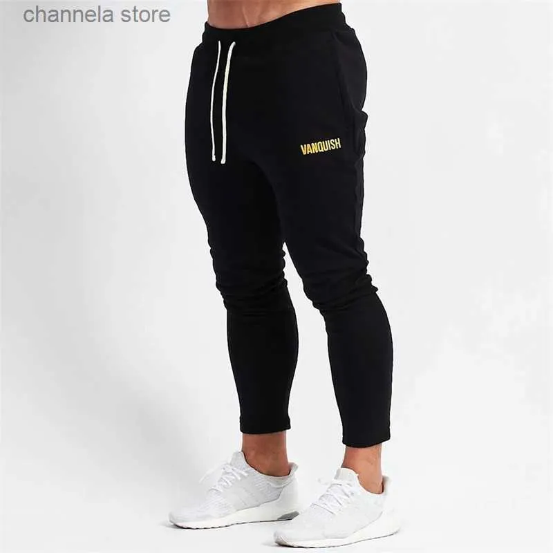 Pantalons pour hommes Joggers Gym Sports Pantalons de musculation Pantalons de survêtement pour hommes Pantalons décontractés en coton imprimé Tendance de la mode Pantalons décontractés pour hommes T240227