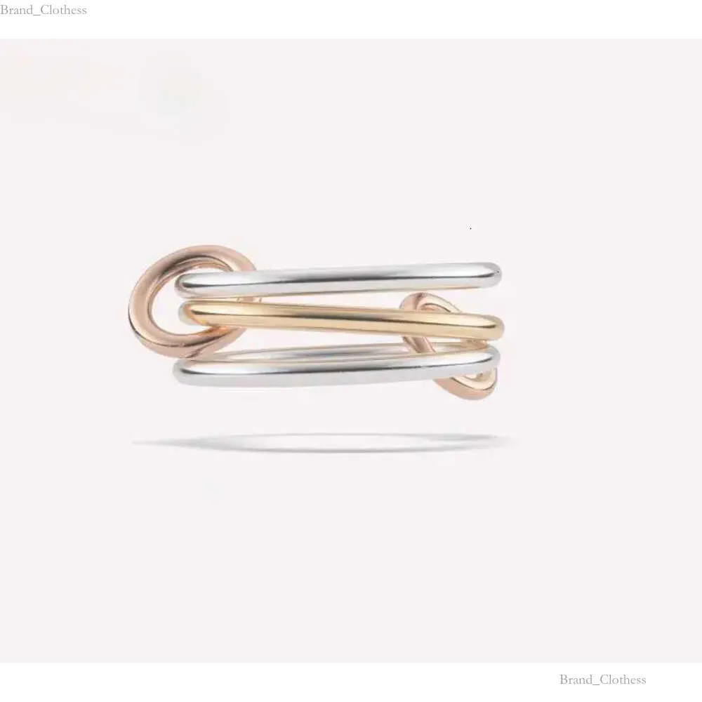 Pierścienie spinelli Nimbus SG Gris Podobny projektant nowy luksusowy biżuteria x Hoorsenbuhs Microdame Srebring Stack Ring Pierścień Spinelli 661