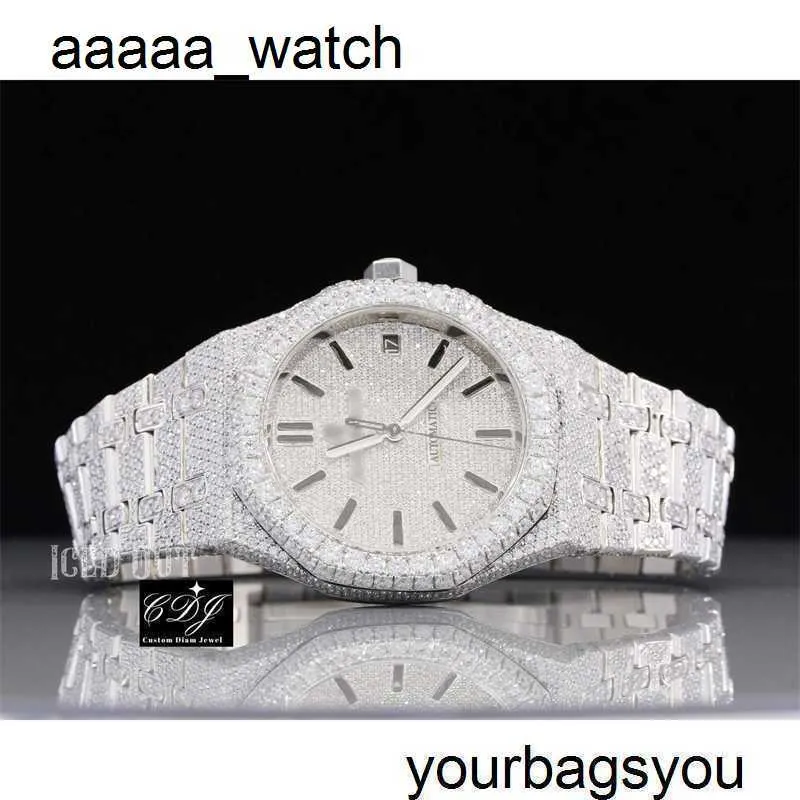 Iced Out Factory Set Diamond Ap Iced Out Moissanite Watch AP Style