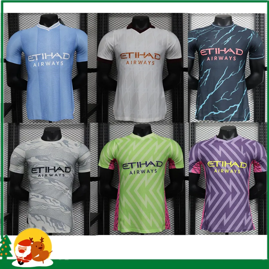 Player version 23 24 HAALAND training wear soccer jerseys DE BRUYNE PHILLIPS MANS CITIES GREALISH STERLING MAHREZ FODEN 2023 2024 football shirt