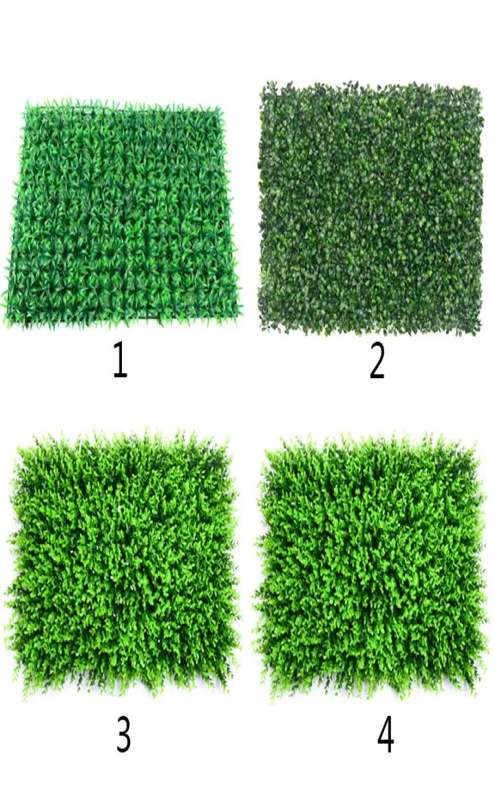 Decorative Flowers 40x60cm Wedding Decoration Grass Mat Green Artificial Plant Lawns Landscape Carpet for Home Garden Wall4647827