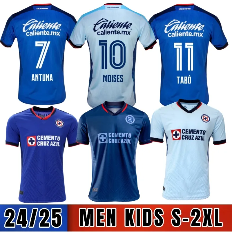 Cruz Azul Soccer Jerseys 23 24 CDSYC Mexico League Vieira Lira Rodriguez Home Away Third Football Shirts Liga MX Camisetas de Futbol Kit Jersey