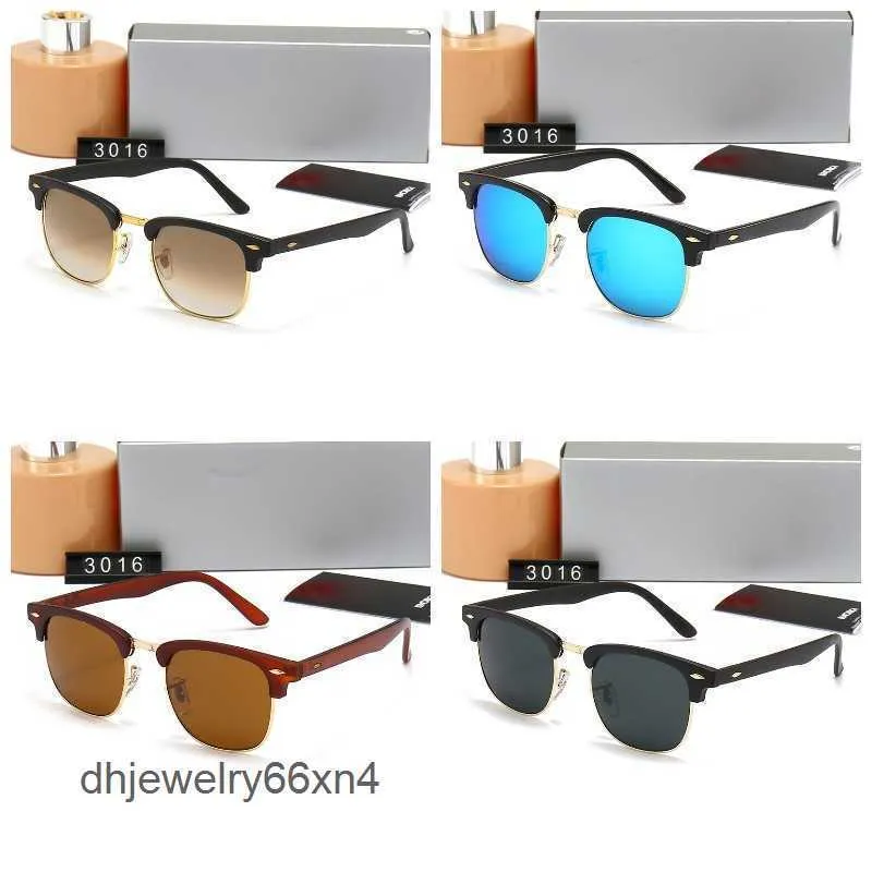 new top quality Sunglasses for men Classic club Fashion design master 3016 sun glasses acetate plank sunglass 51mm uv400 gradient CDP9