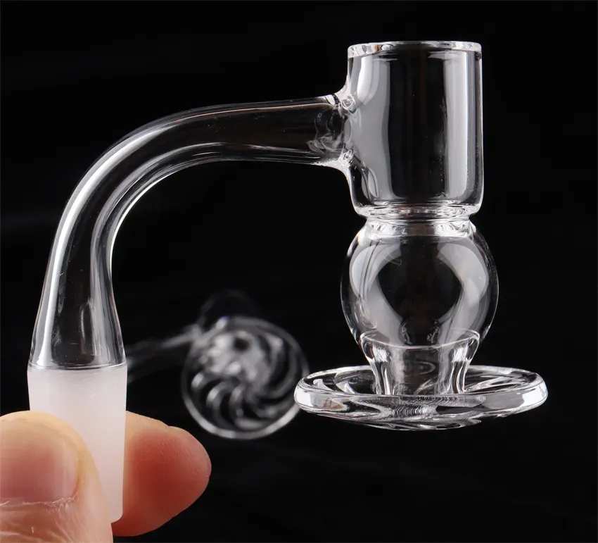 التدخين اللحام الكامل حافة تيرب slurpers Blender Quartz Banger 14mm الذكور 20mmod اثنين من الأظافر سلسة للزجاج dab dab منصات zz