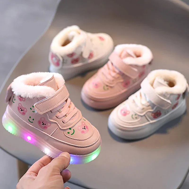Chaussures en coton pour filles LED LED LIGNÉ CHAPOS DE PANCE