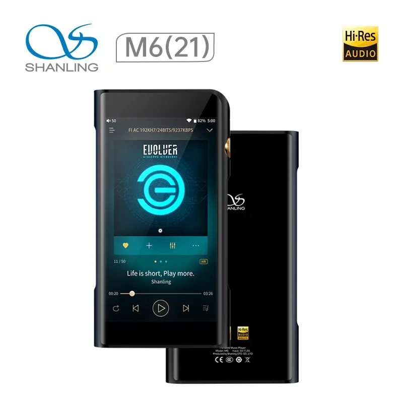 Player Shanling M6 21 MQA Dual ES9038Q2M Android OS Balanced Portable Music Player MP3 2* OPA2211 2.5/3.5/4.4mm Output DSD512 768kHZ