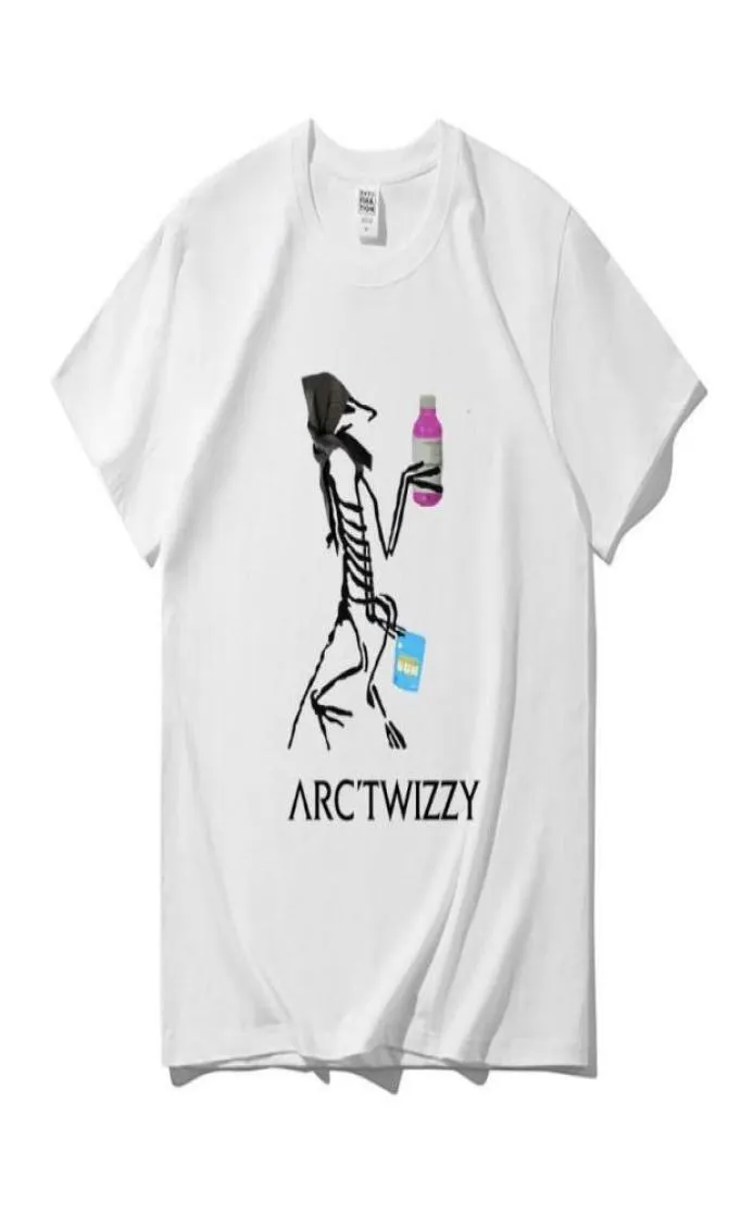 Men039s Футболки Arc Twizzy Футболка с графическим принтом с коротким рукавом Забавная футболка Летняя мужская женская мода Повседневная свободная унисекс ЕС Siz2224617