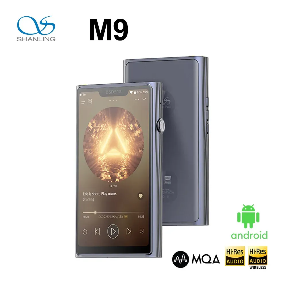 Odtwarzacz Shanling M9 Android Portable Music Player MP3 Amp Dual AKM AK4499EQ DAC CHIPS Bluetooth 5.0 LDAC DLNA/AIRPLAY DSD512 MQA 16X