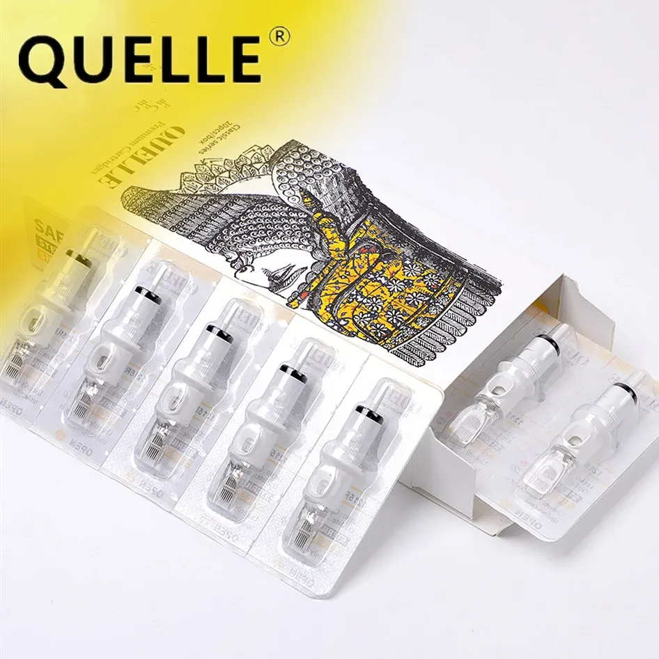 Machine HQ 20pcs / boîte 0,30,35 mm cartouche jetable Tatoule Tatoule Bounger professionnel pour le tatouage Machine de maquillage permanent Machine