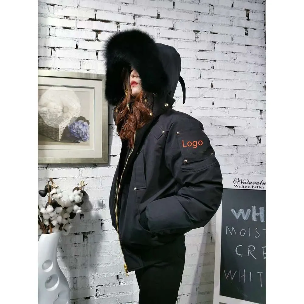 Moose Knuckle Moose Jacket Down Men's Designer Down Jacket Winter Jackets Mens Womens Windbreaker His-and-Hers Fashion Thermal Brass Knuckle Iz32