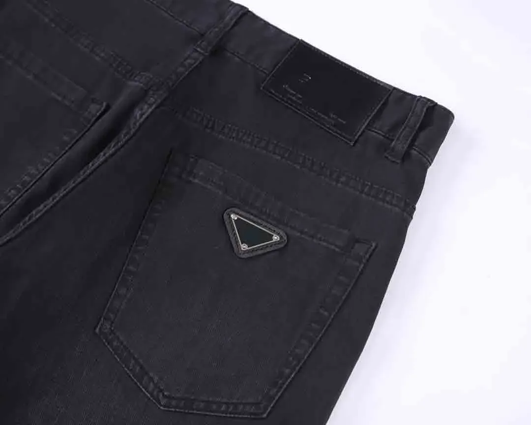 PAA Designer luxe Jeans pour hommes vêtements jeans violets pantalons tactiques 2024 printemps/été jeans de haute qualité compteur de tissu doux 1: 1 logo en cuir de tissu personnalisé