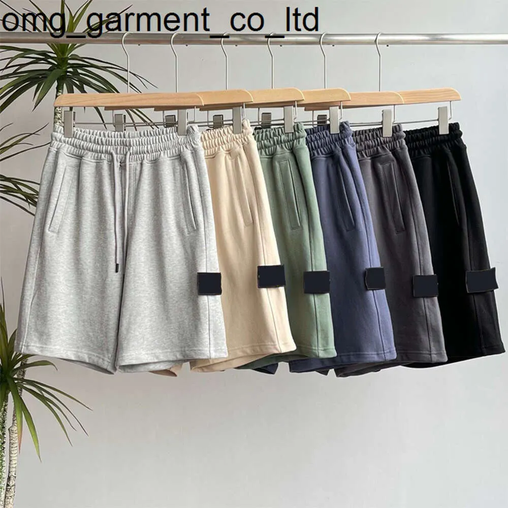 2024SS Pantalones cortos de verano Pantalones cortos para hombre Moda Correr Suelto Proceso de lavado de secado rápido de tela pura Moda Casua Stones Mens NemIsland Shorts