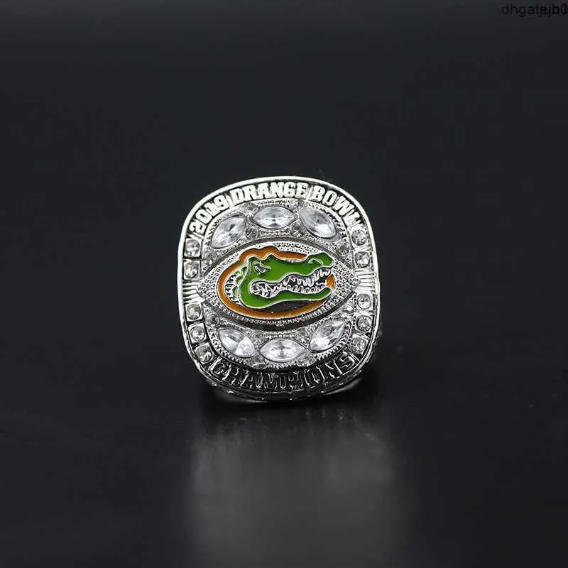 Projektant Pamięci Ring Band Rings 2020 University of Florida Crocodile NCAA Championship Ring E0be