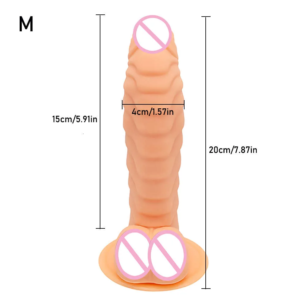 Zachte huidgevoel siliconen enorme dildo's met zuignap Grote lul Realistische grote fallus Speeltjes voor vrouwen masturbatie