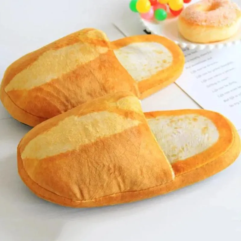 Hausschuhe Unisex süße Indoor-Liebhaber Brot koreanischen Stil Paare Schuhe Kawaii warm