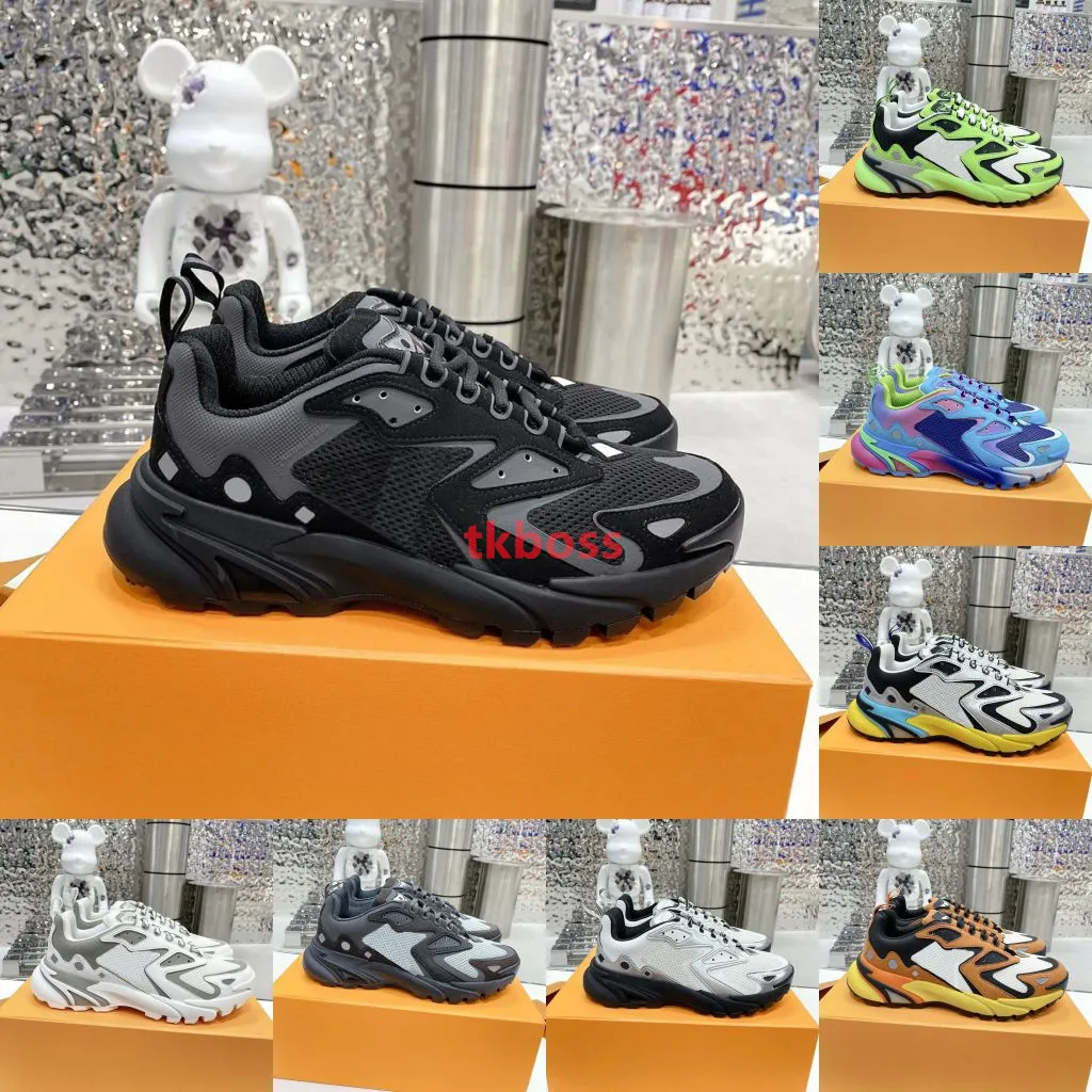 Runner Tatic chaussures baskets de luxe hommes chaussures de créateur chaussures décontractées course Sneaker gris blanc vert noir argent hommes chaussures en cuir respirant formateurs EUR 40-45