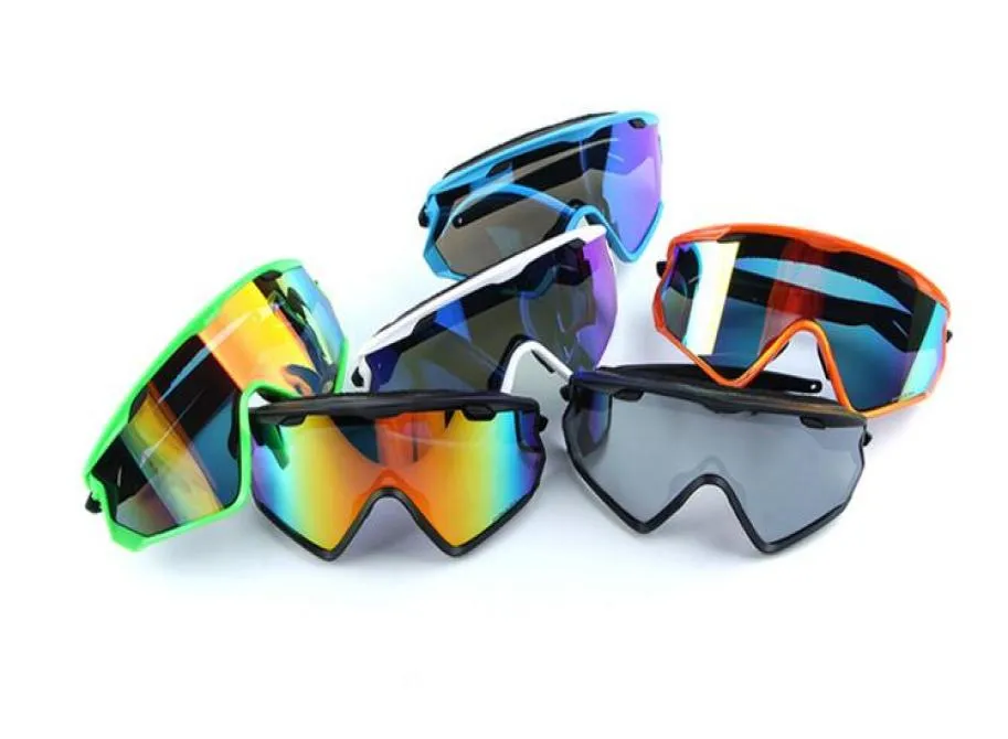 2018 Mężczyźni Kobiety Outdoor Sport Rower Skulla rowerowe Rowerowe okulary przeciwsłoneczne okularowe okulary okulary szklanki śnieg gogle7578269