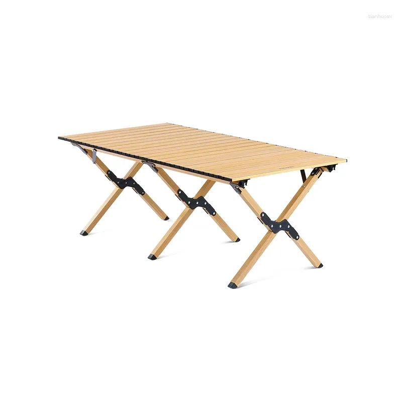 الأثاث المخيم Naturehike Aluminy Aluminy legl Roll Table Table Thamping Tablable Tables Outdoor Picnic Barbecue مكتب محمول