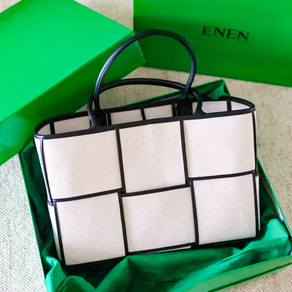 Designer Canvas Tote Bag Luxury Handbag For Women Versatile Shoulder