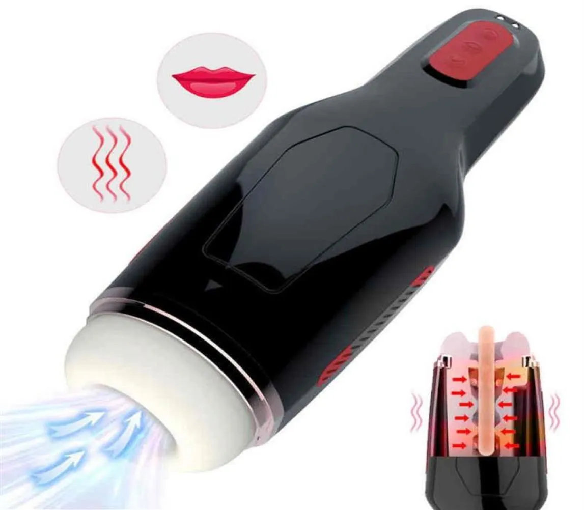 Men039s automatic clamping vibration aircraft cup masturbator men039s charging dynamic sucking inverted model adult sex prod1276172