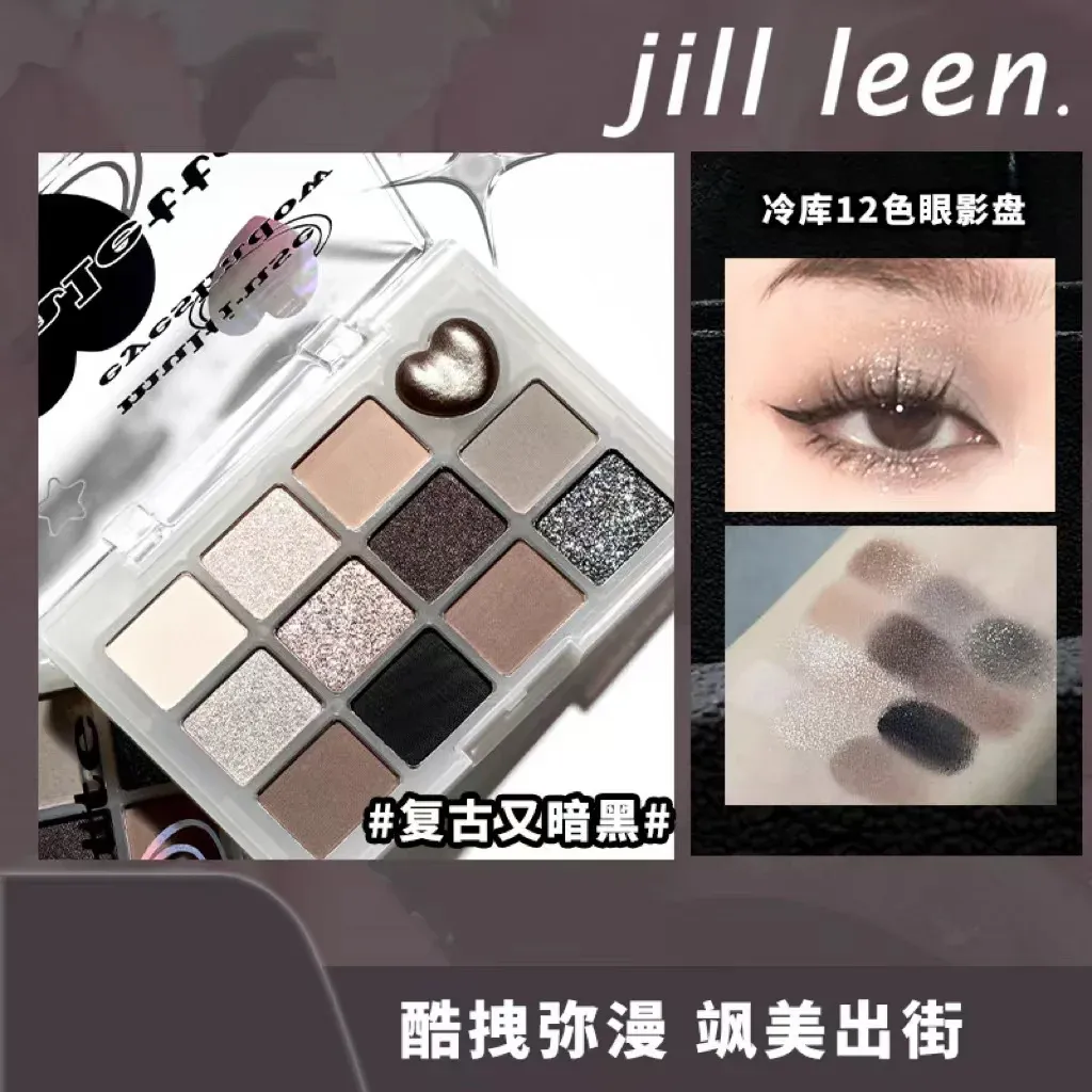 Shadow JILL LEEN Naked Shadow Neue zwölffarbige wunderschöne Lidschattenpalette Jill Leen Lidschatten-Make-up für Frauen